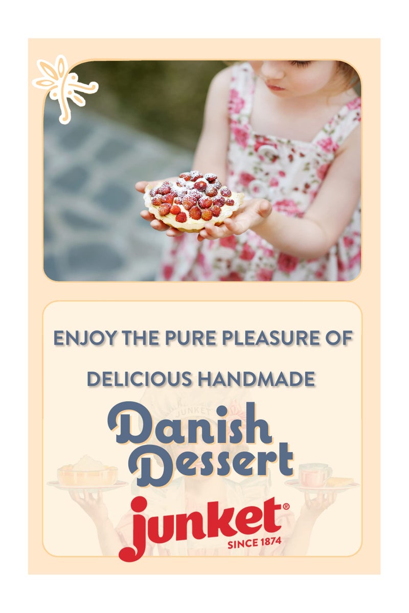Junket Danish Dessert Raspberry Mix - for Raspberry Pie Filling, Cheesecake Topping, Sauces, Puddings, and Glazes. Easy! Add Water, Heat 60 Seconds, Add Fresh Fruit - Enjoy! 4.75 Ounce (Pack of 2) - Image 5